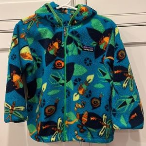 Patagonia Synchilla hooded fleece sweater for toddler